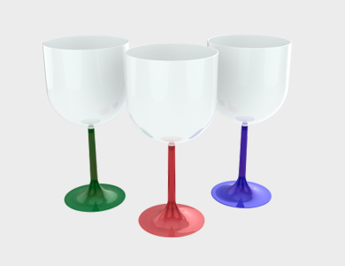 Taça de Gin em Polímero para Sublimação 550ml - 5 unid